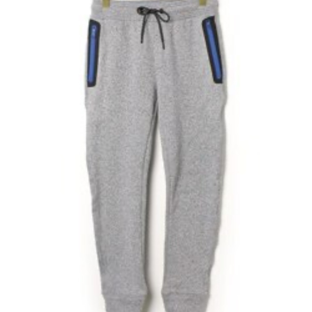 American Eagle AE Active Flex Men XS Grey Blue Cuffed Drawstring Joggers